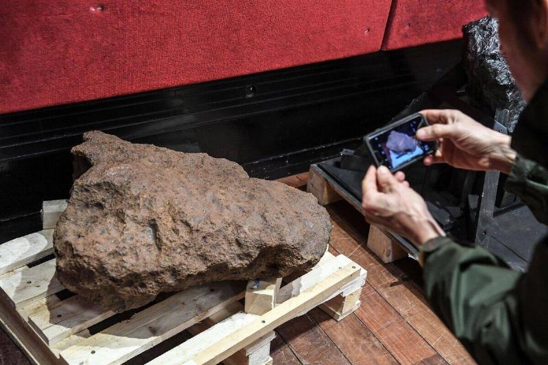 FRANCE-SCIENCE-METEORITE-AUCTION