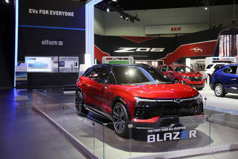 Cars Are Put On Display At The 2022 Los Angeles Auto Show