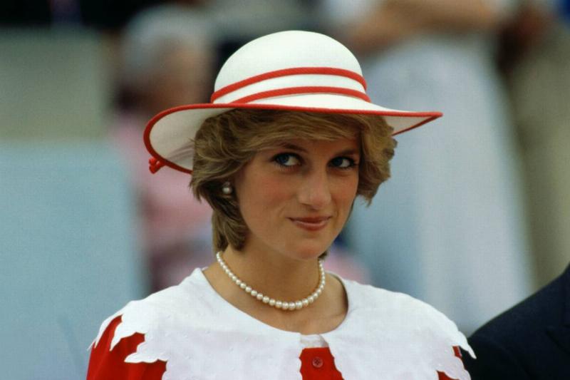 Princess Diana Wearing a Hat