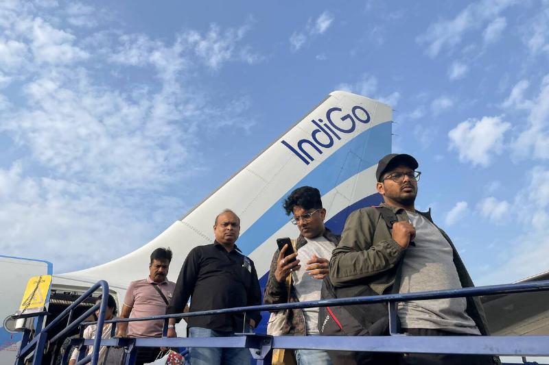 IndiGo Airline Aircraft In Gwalior