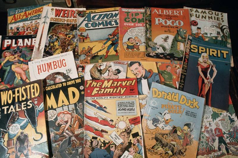 Collection of Old Comic Books