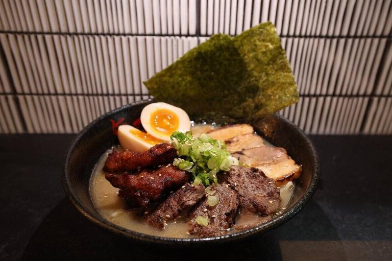 Waterworks Food Hall that is opening to the public July 3rd. Housed in a 1930s industrial building, the space has been transformed into a giant food hall with local vendors.