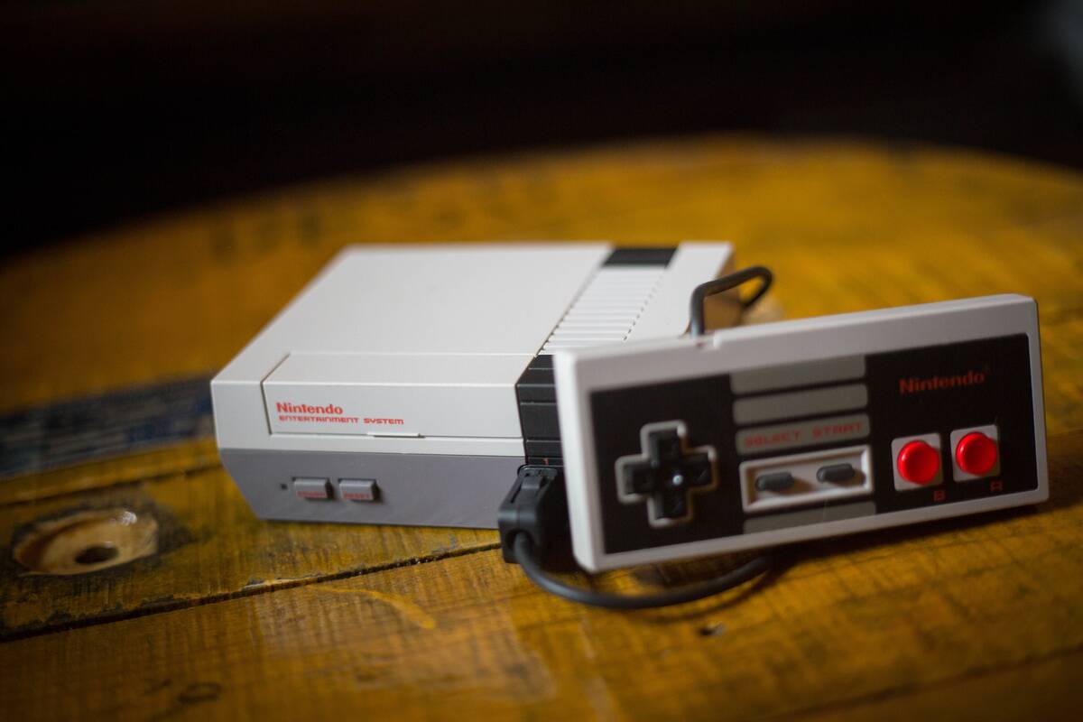 A Nintendo Classic Mini 'Nintendo Entertainment System'