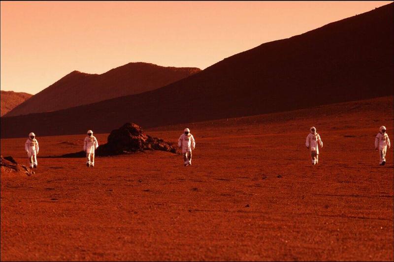 Ascent Of Mars Mountain In France In December, 2002.