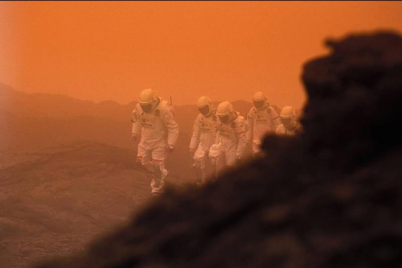 Ascent Of Mars Mountain In France In December, 2002.
