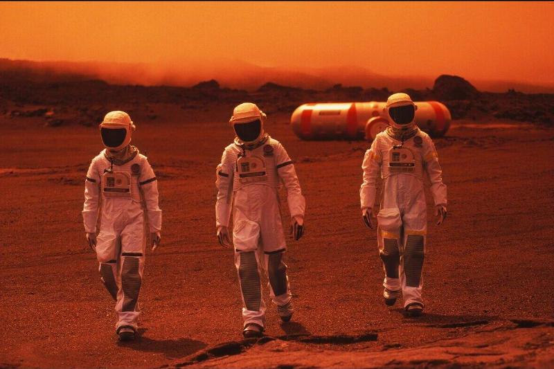 Ascent Of Mars Mountain In France In December, 2002.