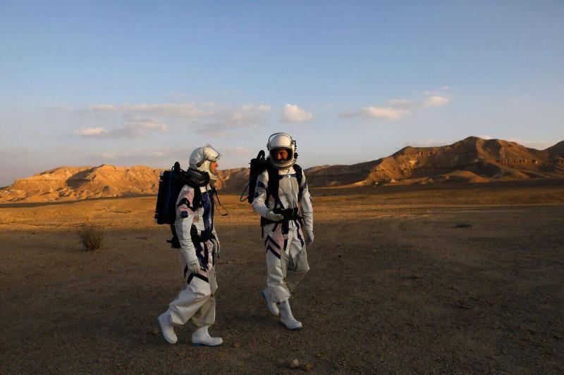 ISRAEL-SCIENCE-ASTRONAUTS-MARS