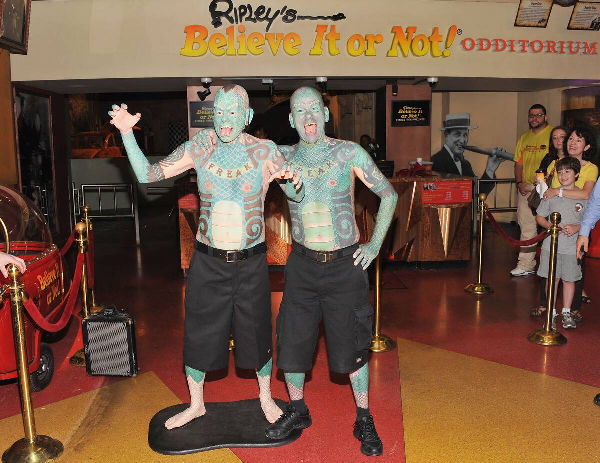 The Lizardman Wax Figure Unveiling At Ripley's Believe It or Not!