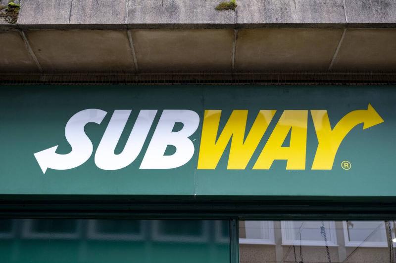 Sign For Sandwich Brand Subway