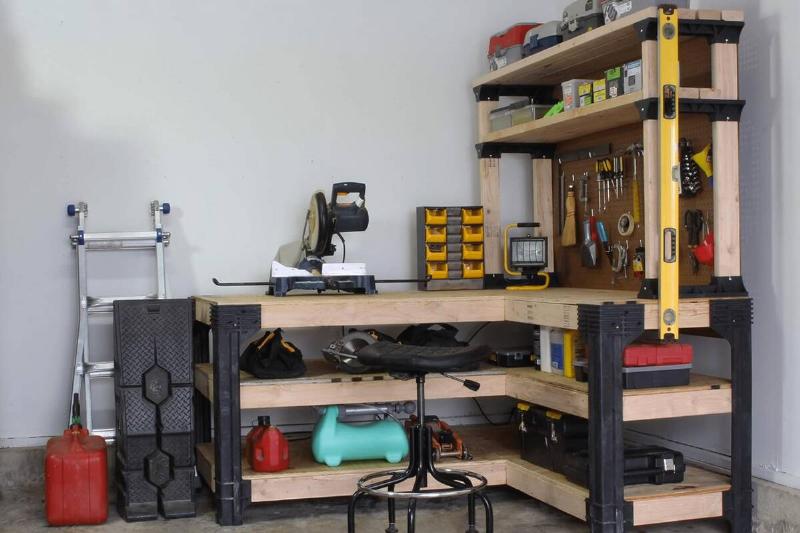 L-Shaped-Garage-Workbench-and-Shelf-Link-Storage-Bracket-Kit-61901-69472