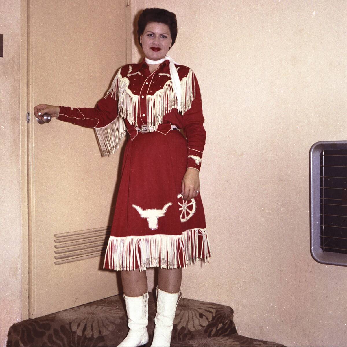 Country Singer Patsy Cline Backstage