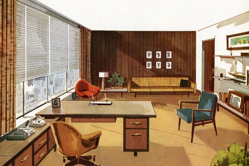 1950s Business Office