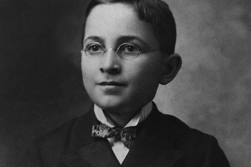 A portrait of Harry S. Truman at age 15.