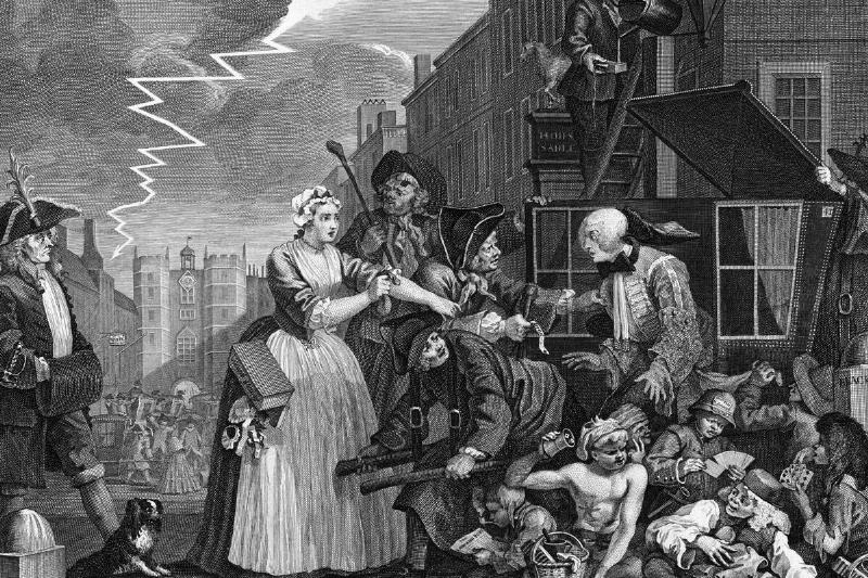 A Rake's Progress, Plate 4