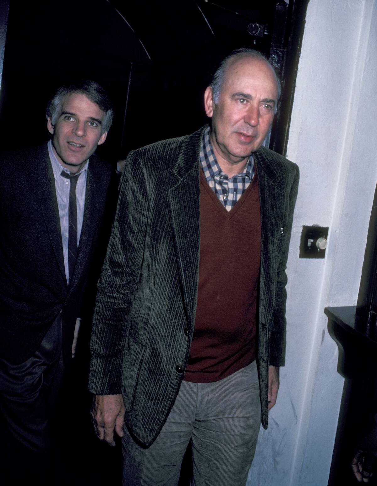 Al Franken and Tom Davis at The Improv in Los Angeles - April 15, 1982