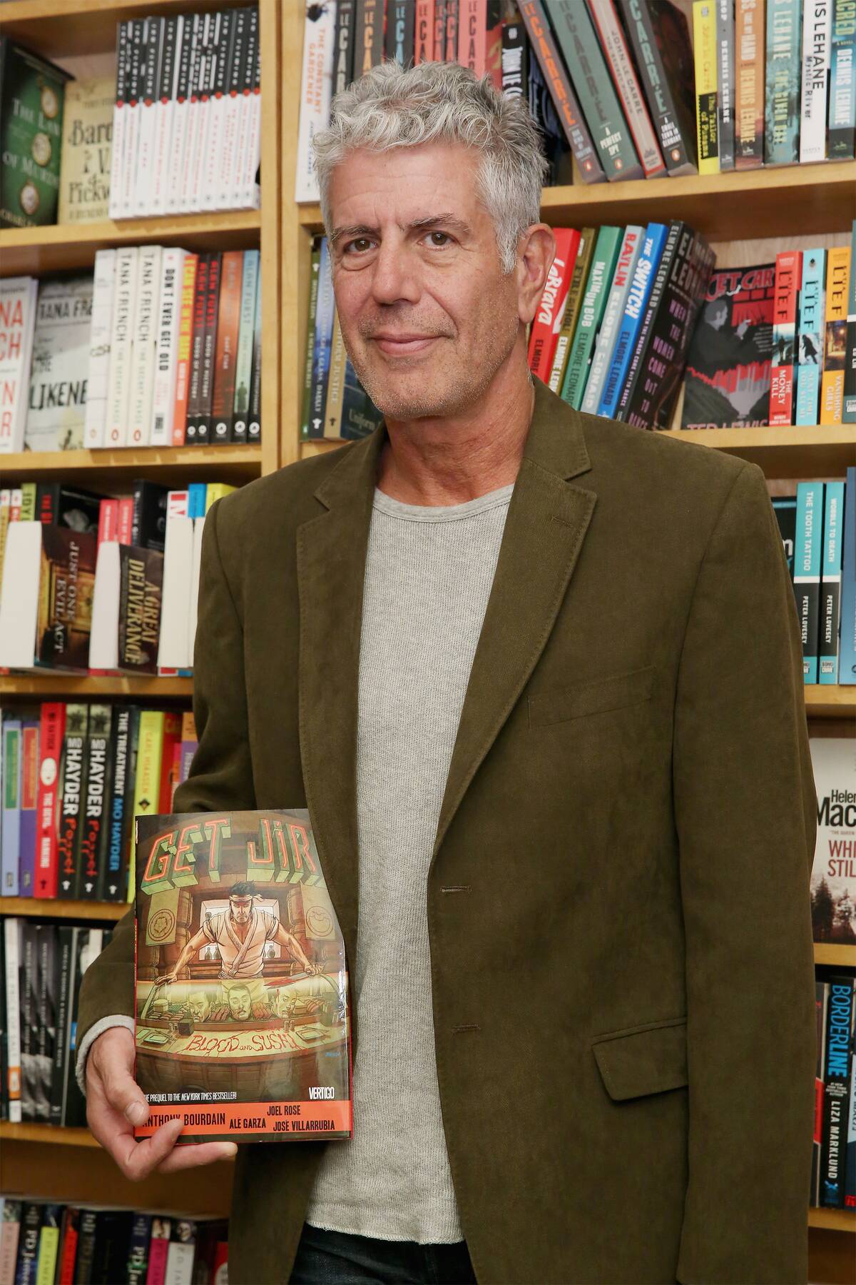 Anthony Bourdain Signs Copies Of His Comic Book 