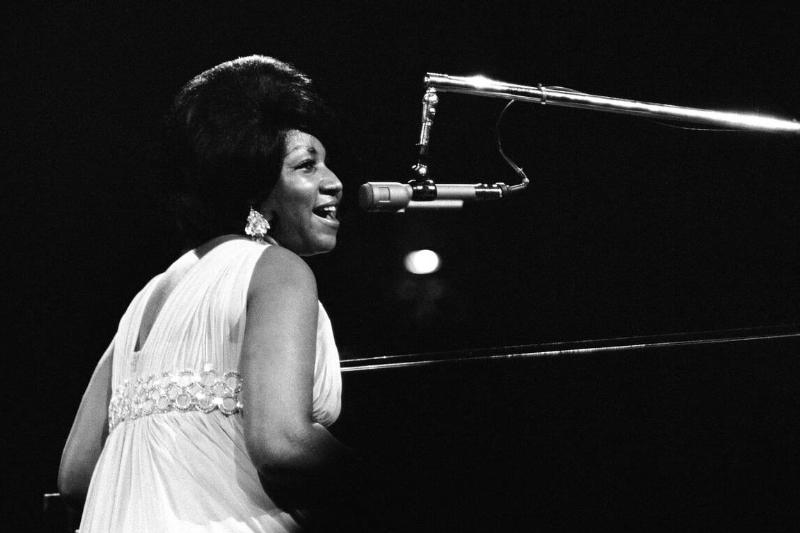 Aretha Franklin Performs At Madison Square Garden