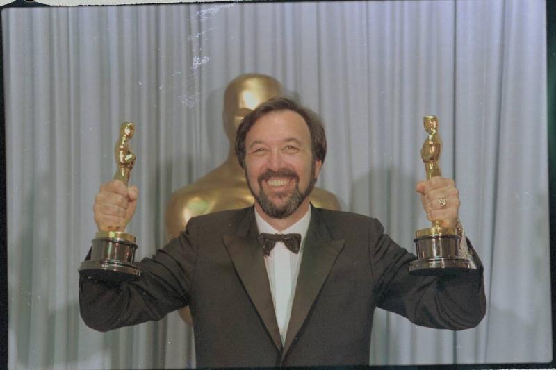 Best Director James Brooks Posing at Academy Awards