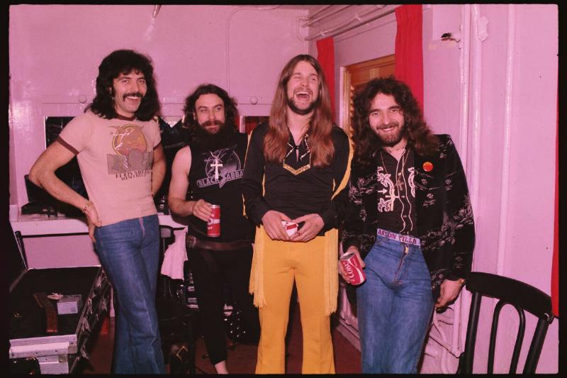 Black Sabbath Pre-Show Photo In 1973