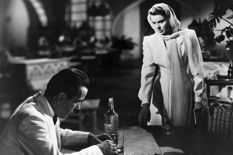 Bogart And Bergman In 'Casablanca'