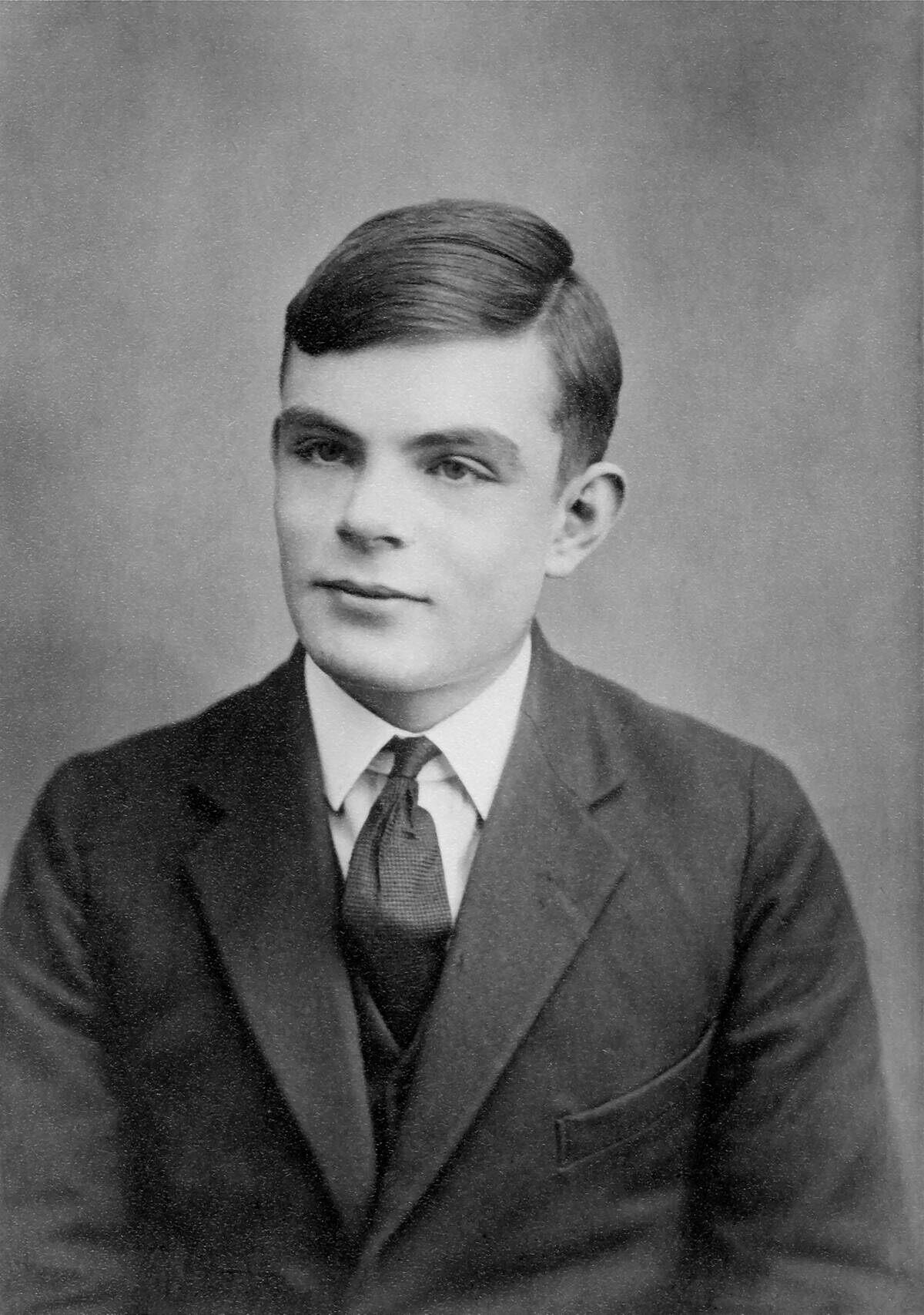 Britain / UK: Alan Turing (1912-1954), computer scientist and cryptologist instrumental in breaking Germany's 'enigma' machine code during World War II, c. 1928