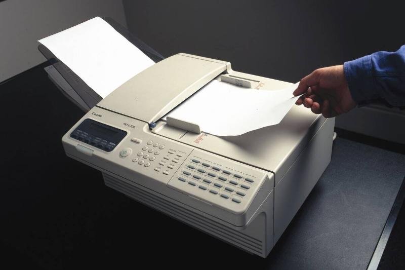 Canon �Fax L-700� fax machine, 1997.