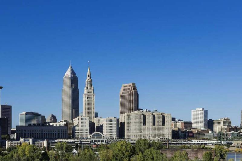 Cleveland City skyline...