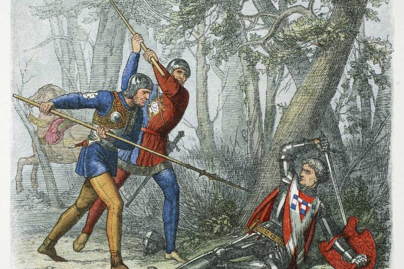 Death Of Warwick The Kingmaker Battle Of Barnet 1471 (1864)