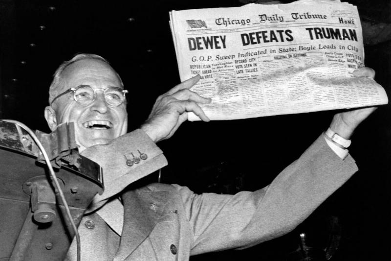 Dewey Defeats Truman Newspaper