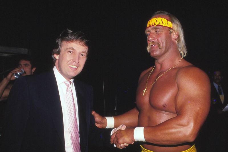 Donald Trump And Hulk Hogan In Atlantic City