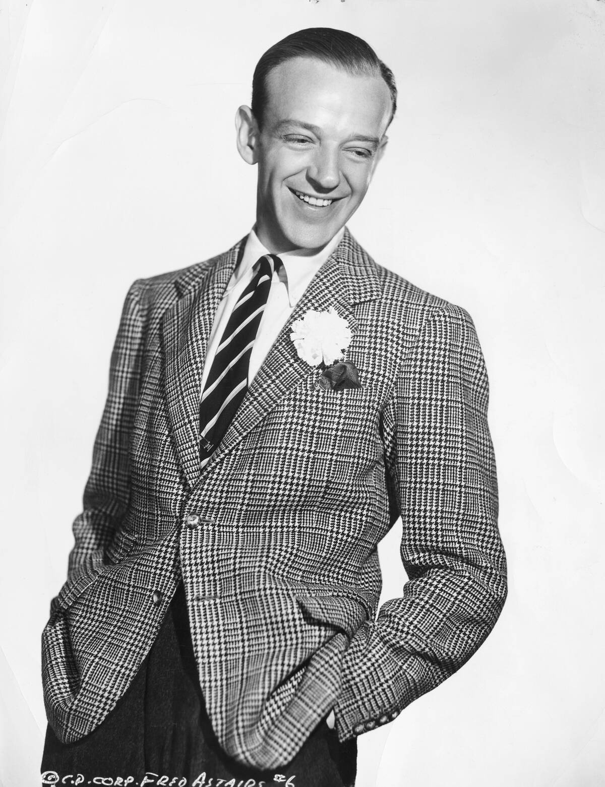 Fred Astaire Wearing Carnation
