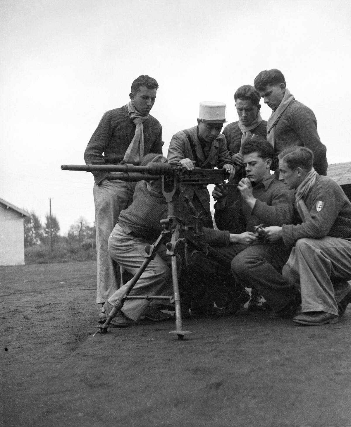 French Resistence Fighters In Haute Loire, 1944