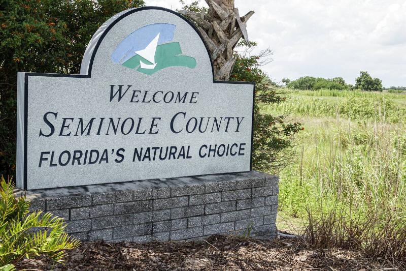 Geneva, Florida, Seminole County, C. S. Lee Park, welcome sign