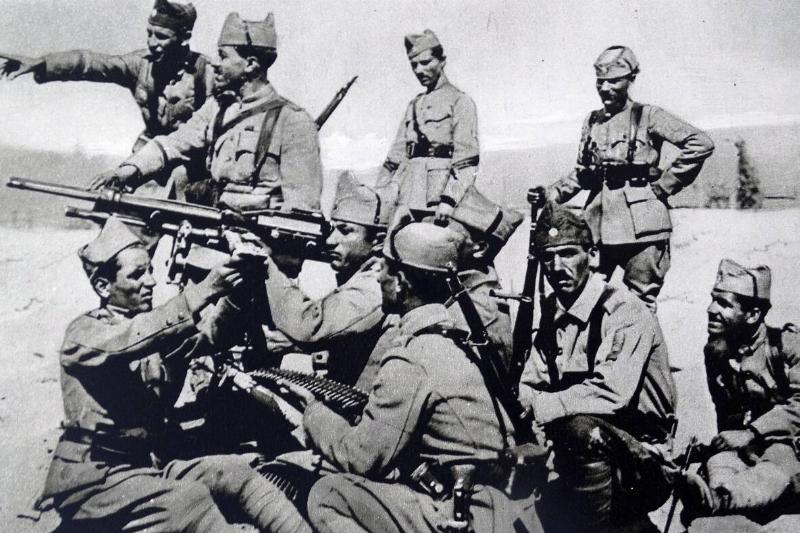 Greek soldiers in Sakaria, 1921