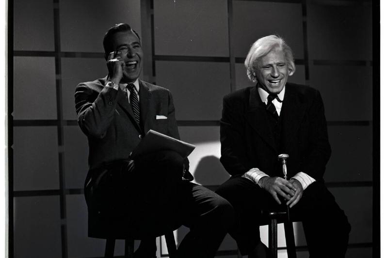 L-R: CARL REINER;MEL BROOKS