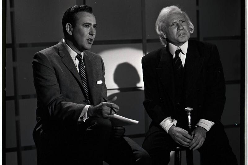 L-R: CARL REINER;MEL BROOKS