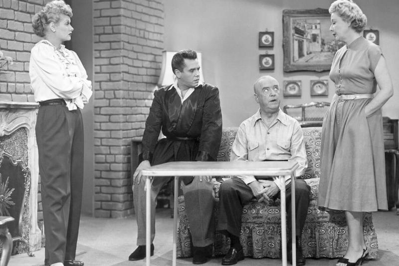 Lucille Ball with Cast of 