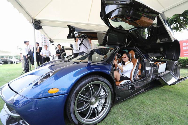 Pagani Huayra waws displayed at the opening Ceremony of Hong Kong's Premier Motor Celebration at Golden Coast Yacht and Country Club in Tuen Mun. 29SEP16 SCMP / Edward Wong