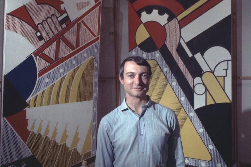Pop Artist Roy Lichtenstein