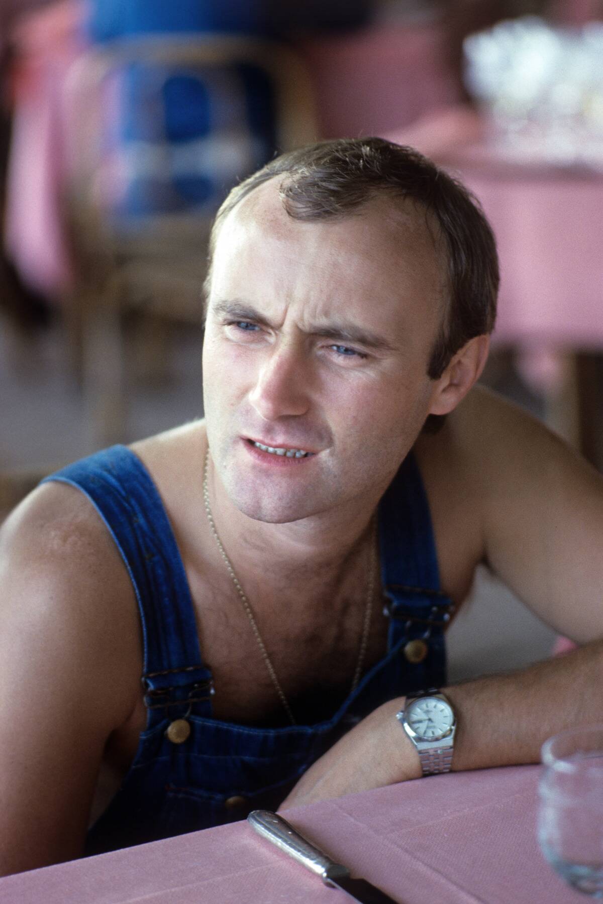 Portrait of Phil Collins of Genesis