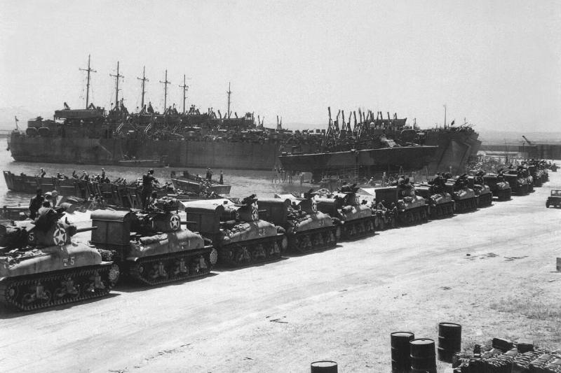 Preparing For The Invasion Of Sicily