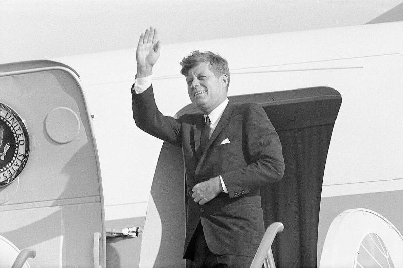 President John F. Kennedy Leaving Berlin