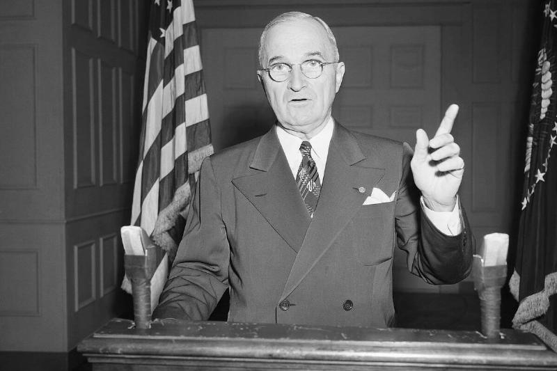 President Truman Addressing the Nation