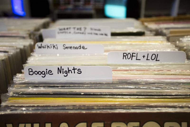 Record store crawl for MaineToday Magazine
