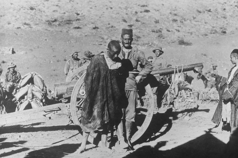 Riffian Soldiers Becoming Prisoners