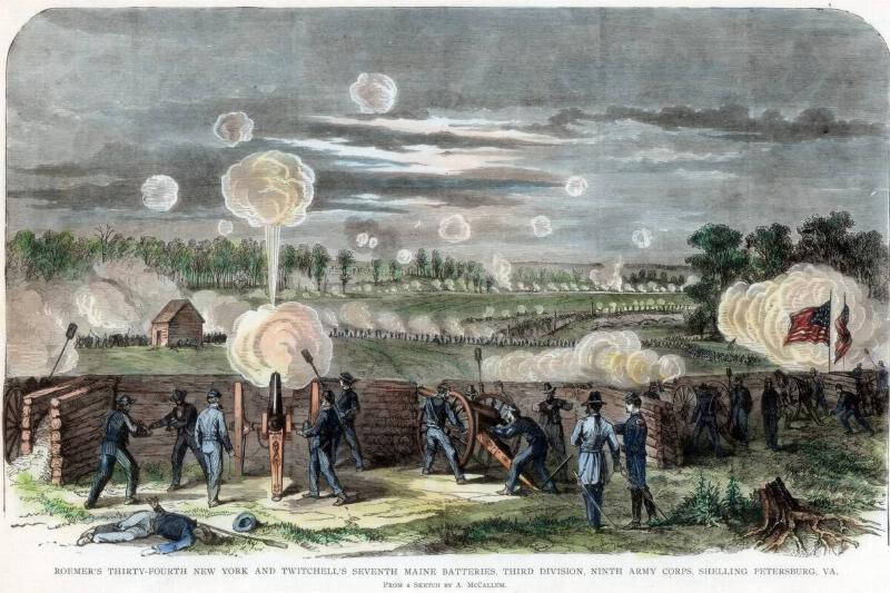 Siege of Petersburg, Virginia, American Civil War, c1864-c1865.