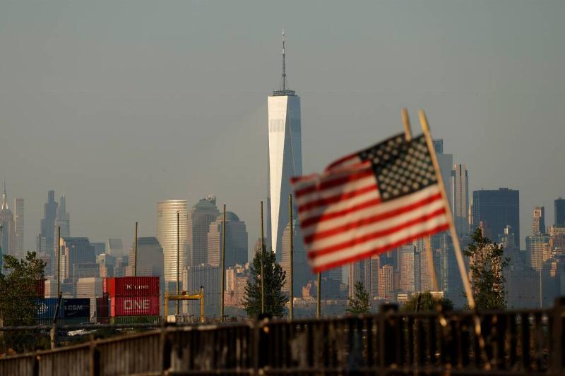 Sunset in New York City