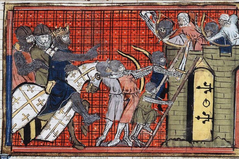 The Capture Of A Town By Godfrey Of Bouillon Creator: Anonymous