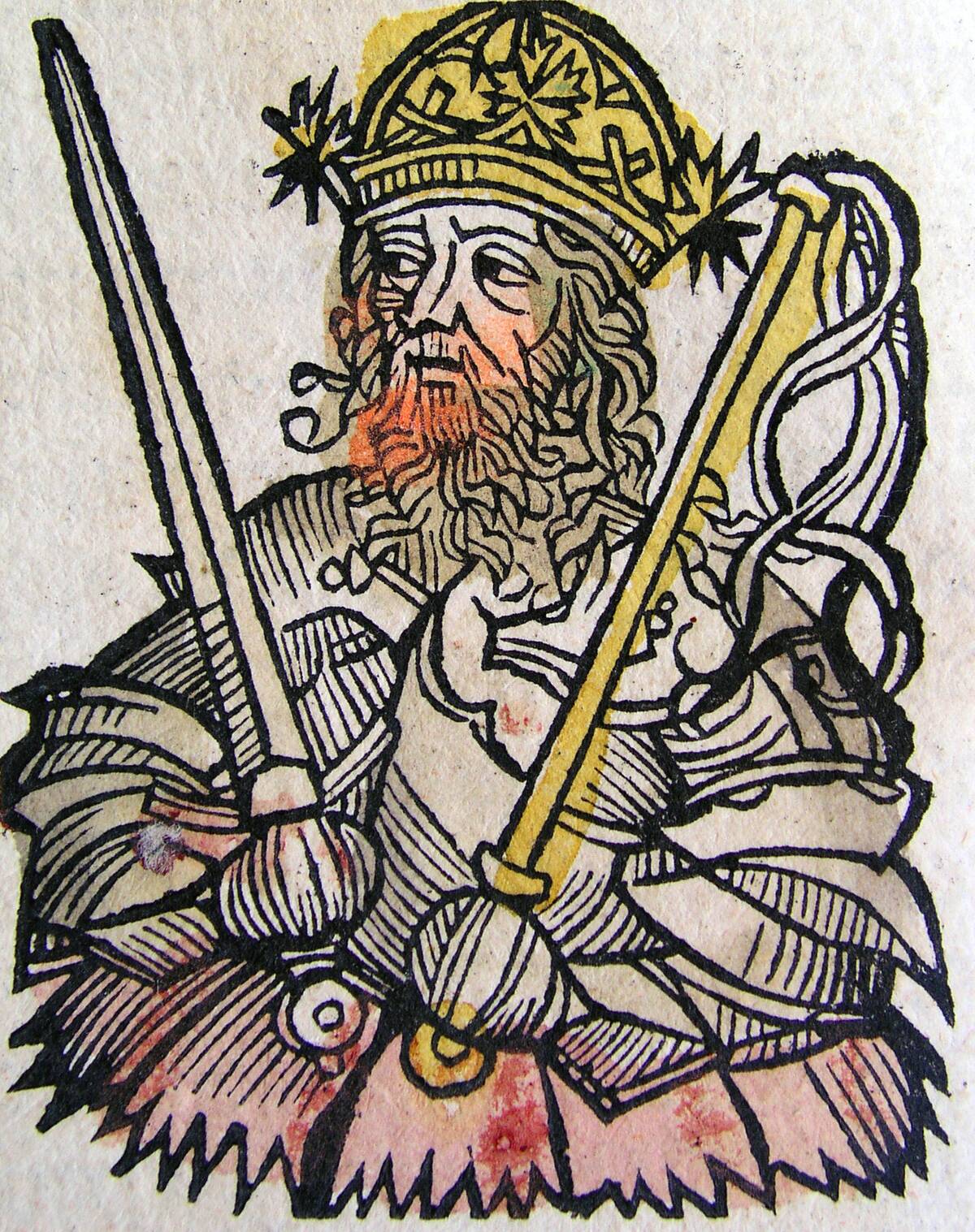 The Nuremberg Chronicle, Attila, King of the Huns.