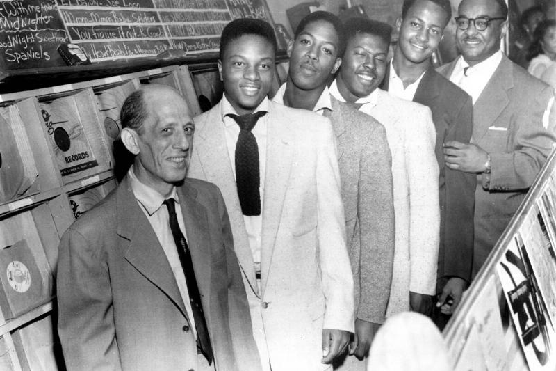 The Penguins At Dolphin's Of Hollywood Record Store